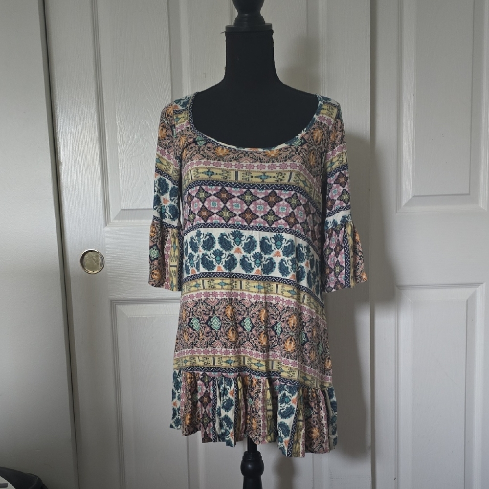 Bohemian Multicolor Women's Blouse